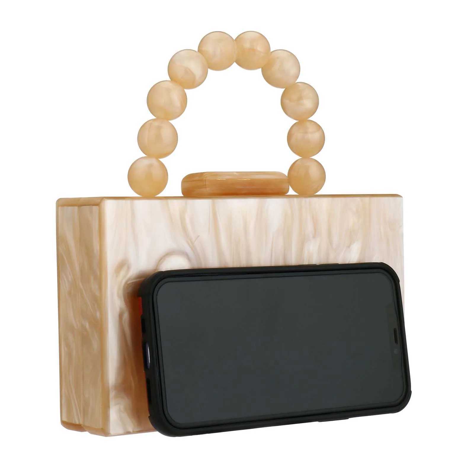 Acrylic Pearl Marble Dark Green PVC Evening Bags Women Luxury Purses And Handbags Wedding Party Beach Flap For Wedding Party W250527