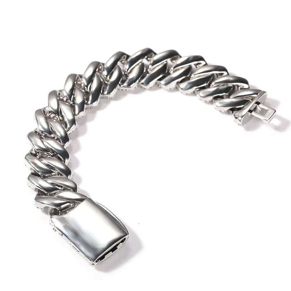 Custom Name 20mm Zircon Cuban Hiphop Dia Wholesale Fashion Jewelry Light Hip Hop Necklace