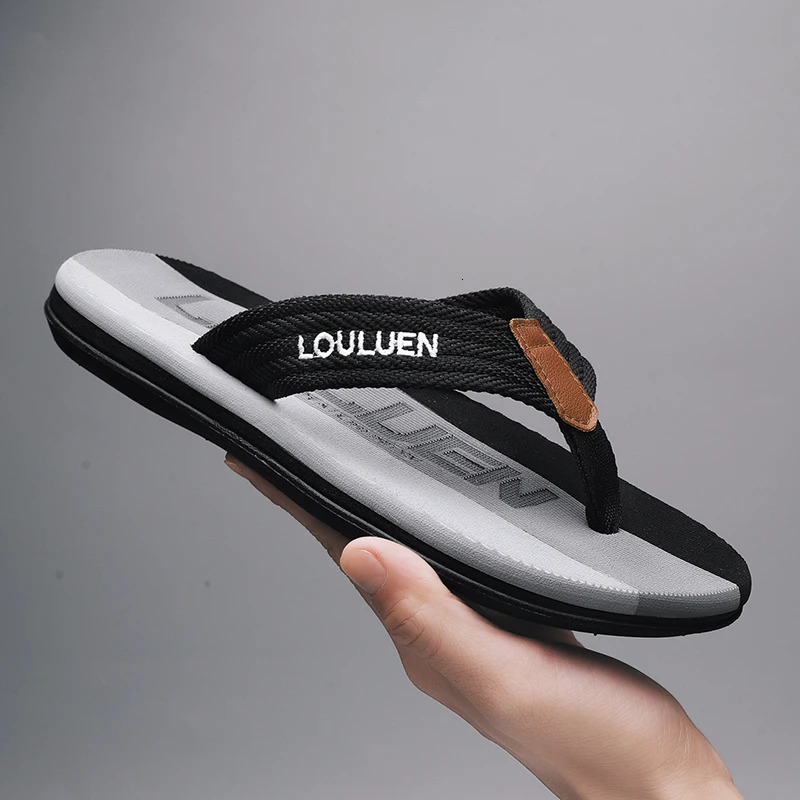 Mens flip flops high-quality selling mens flip flops summer anti slip beach flip flops mens fashionable breathable c 250526