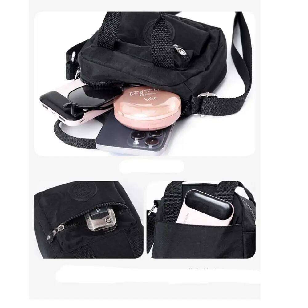 New 2024 Small Shoulder Nylon Women Mobile Phone Mini Female Messenger Purse Lady Wallet Crossbody Bag Woman Hand Bags