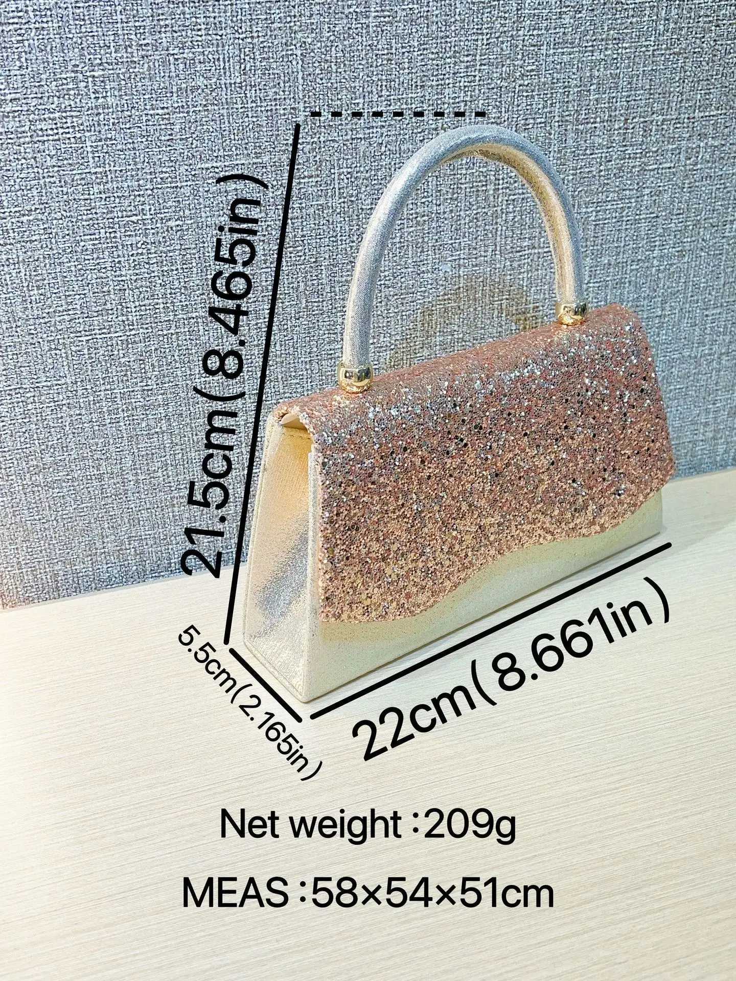 Banquet bag shiny handbag rhinestone banquet handbag formal dress bag evening party bag wedding gift bag. W250527