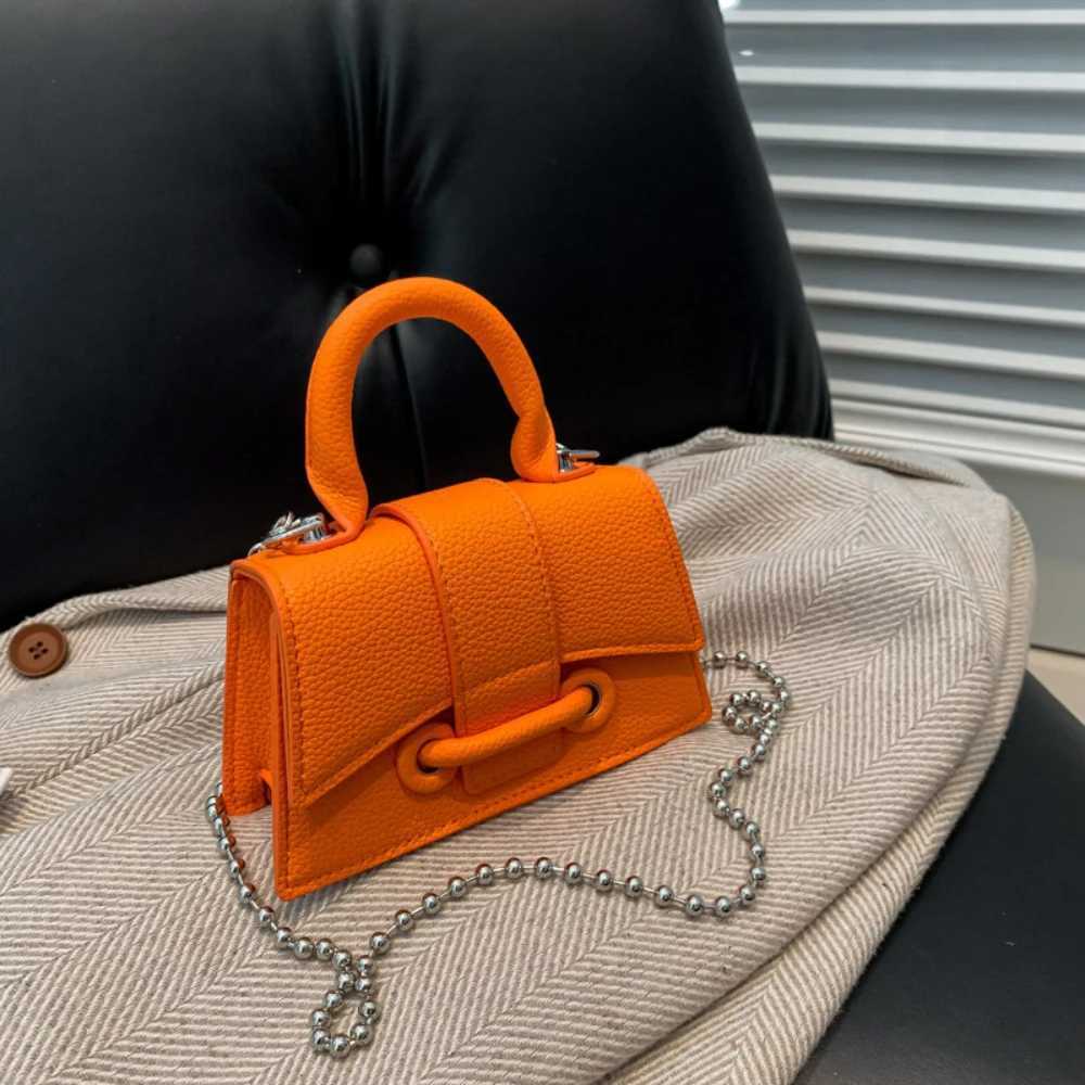 Women Mini Handbag Korean Style Chic Solid Texture Chain Crossbody Bag Ladies Summer High-Grade New Lipstick Commuter Bags W250527