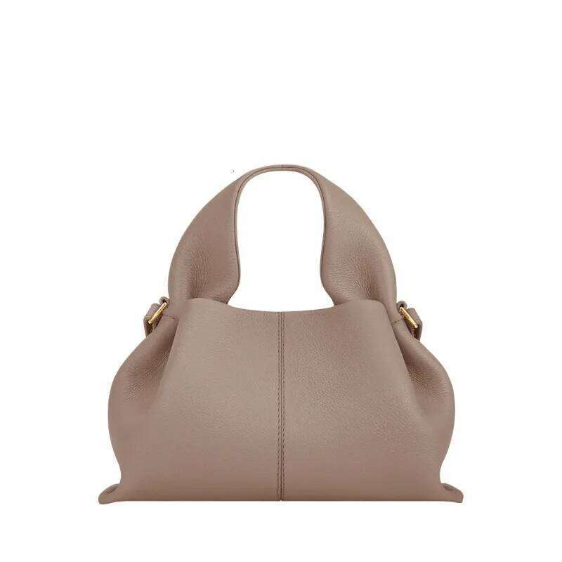 Cloud Bag New Color Number Nine Litchi grain cowhide dumpling handbag crossbody female