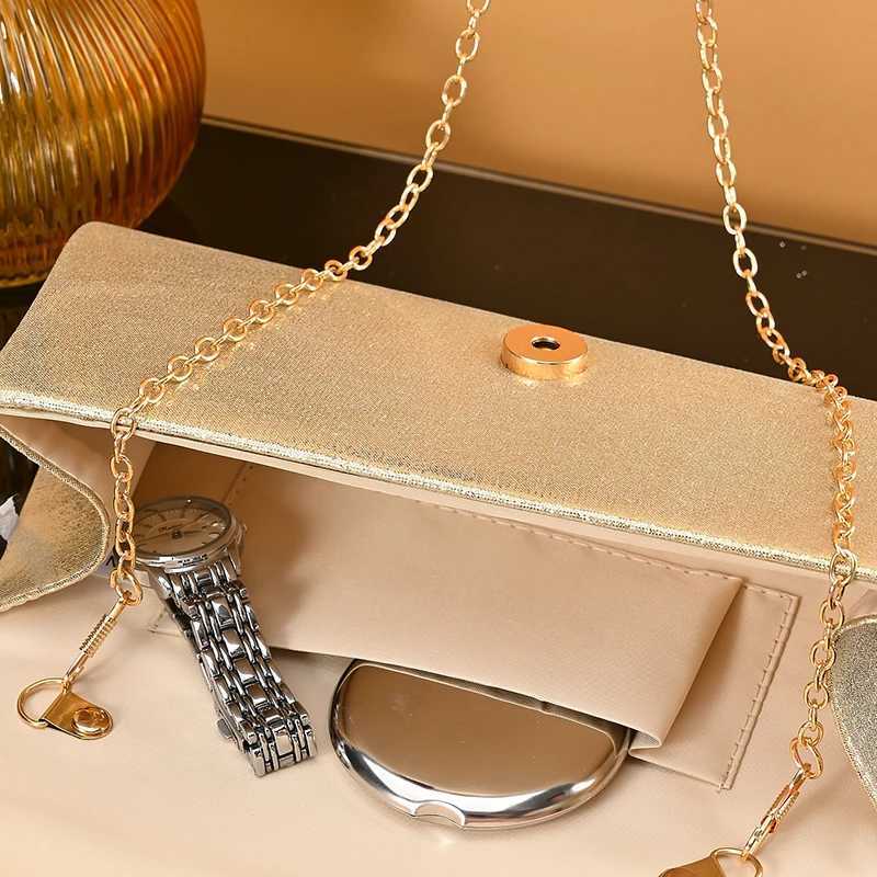 Fashion designer new chain shoulder bag armpit clutch bag women diamond handbag latest bridal evening bag for wedding party W250527