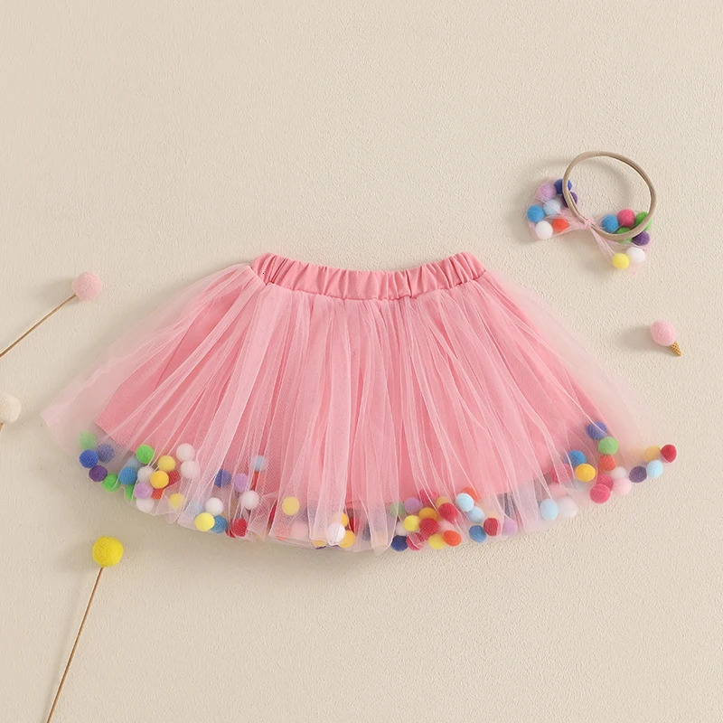 Tutu for Toddler Girls Baby Tulle Rainbow Skirt Kids Little Ballet Dress Birthday Outfits Clothes 250527