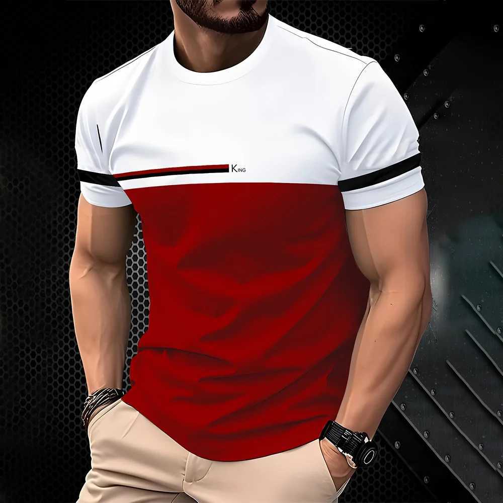 2025 Spring Summer Mens Casual T-Shirt Plus Size Simple O-Neck Short Sleeve Clothing Outdoor Breathable 3D Printed T-Shirts Top Z250527