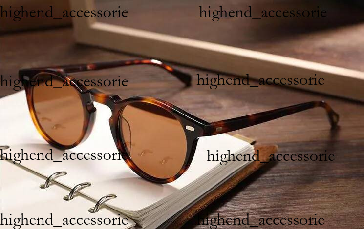 2025 AAA High Quality Fashion Designer Style Olive Sunglasses Men Women Vintage Polarized Oliver People Sunglasses Retro Gregory Peck Brand Sun Glasses Eyewear 311