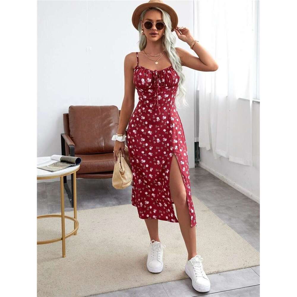 2025 Summer New Women's Floral Commuter Elegant Dress