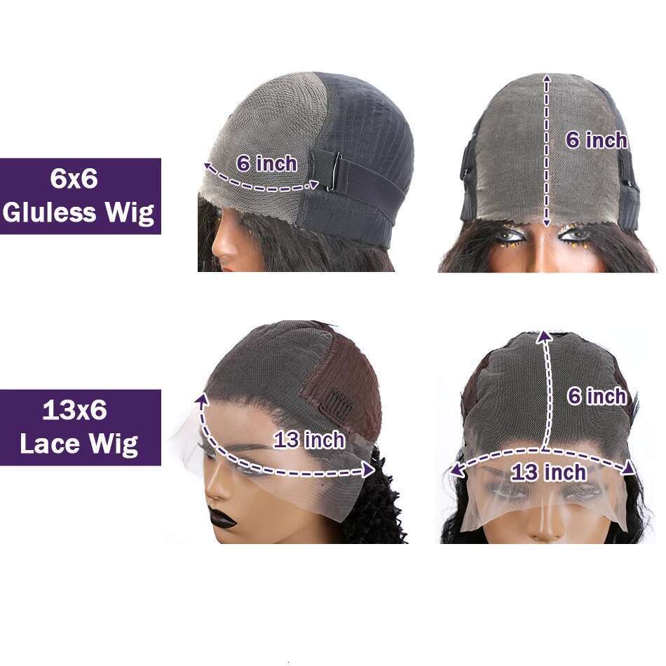 100% Transparent Straight HD Front Bob Human Hair Short 13x6 Lace Frontal Wigs For Women