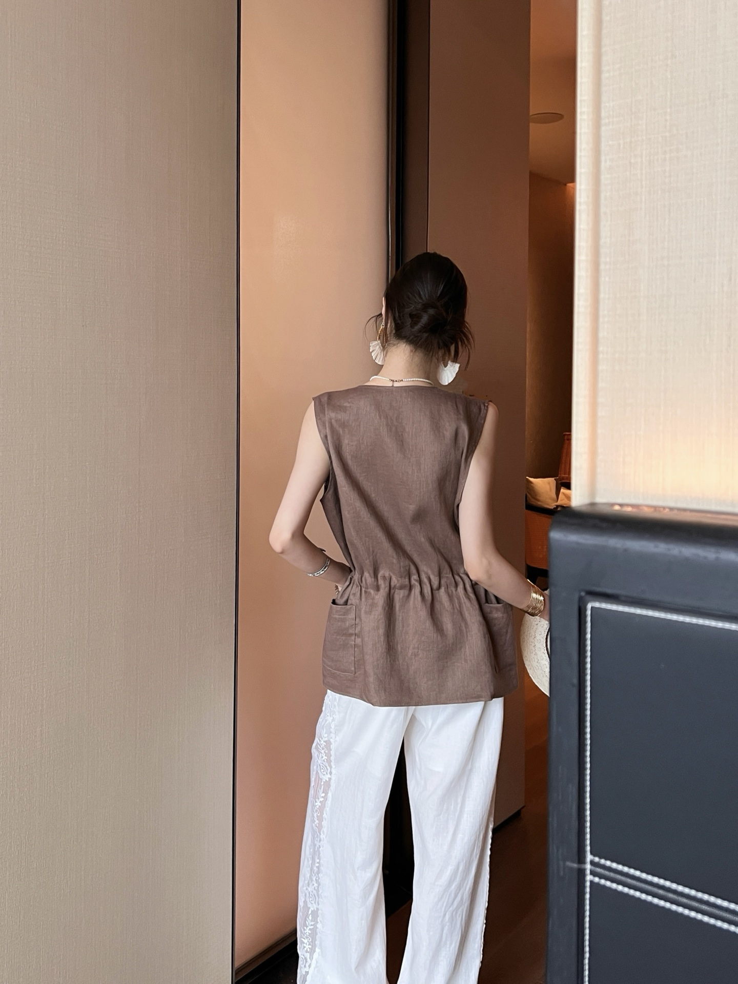 Designer Vest Top for woman and mens luxury brand running vest homme veste puff.M283