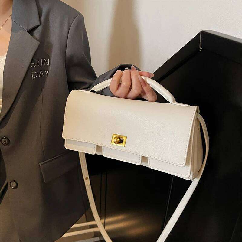 Women's Bags Designer Original Horizontal Wallet Fashion Shoulder Messenger Brand Lightweight Commuting Lock Design Flap Square Bag