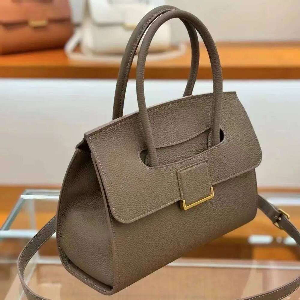 Designer Bag Fashion Genuine Leather Briefcase Tote Capacity Handbag Ladies Bag Niche Design Business Commuting Cowhide Large Bags