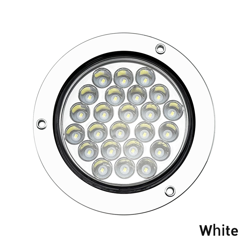 Modified light 4 inch tail light truck tail light LED truck tail light universal in a variety of cars with waterproof socket voltage is 12-24V