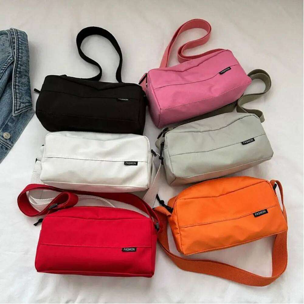 New Autumn Winter Korean Version Large Capacity Crossbody Casual Versatile Fashion Lightweight Oxford Bag