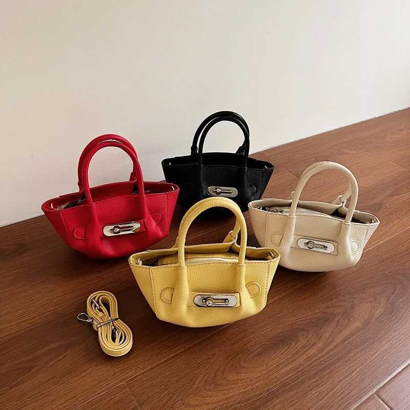 Fashion Bucket Bags Womens Pu Leather Casual Handbags Solid Large Capacity Shoulder Bag Summer Commuting Crossbody Pack W250527