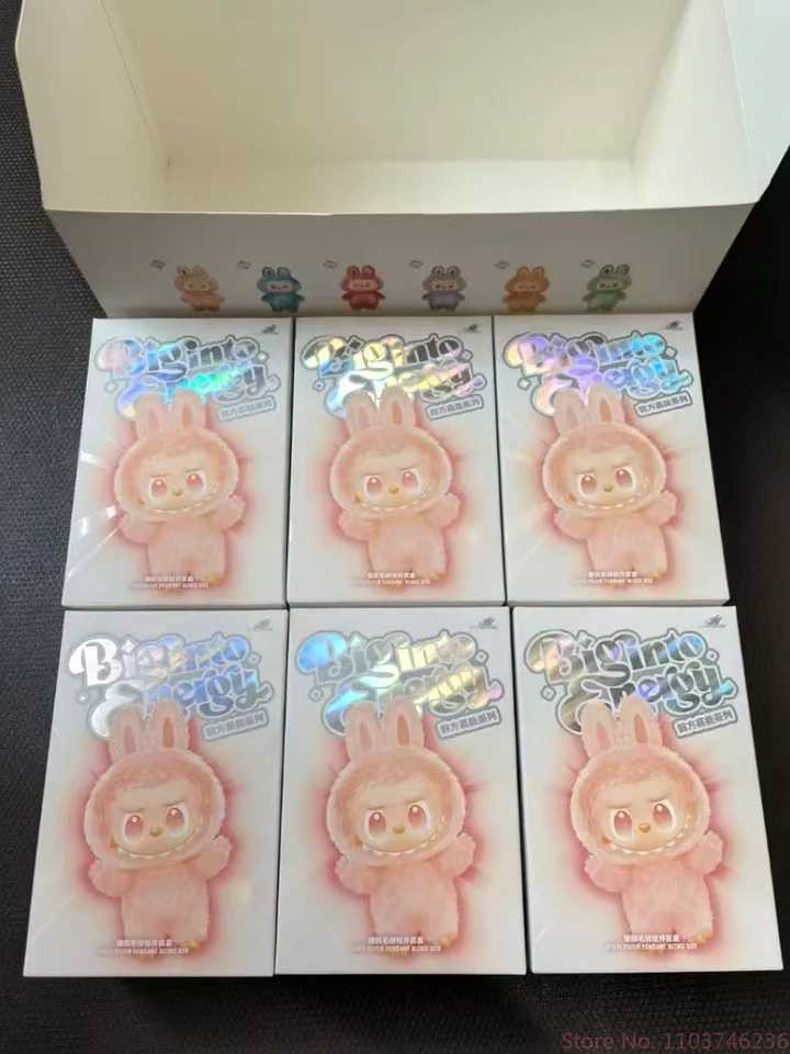 Anime Figure Labubu V3 Blind Boxes High Energy Series Pendant Dolls Models Toys Birthday Gifts M250527