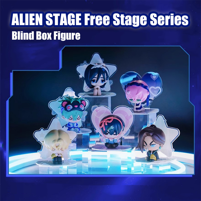 6style Blind Box Alien Stage Free Stage Series TILL LUKA Two-dimensional Animation Peripherals Alien Stage Model Collection Model Doll Surprise Gifts 
