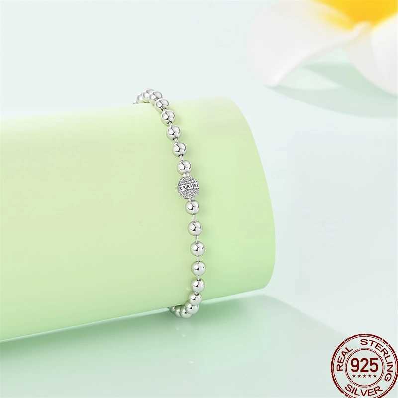 Hot Sale Silver925 Bracelet Fit Original Design Daisy letter Bead Charms DIY Jewelry Making Dazzling CZ Chain Bracelet For Women. W250526