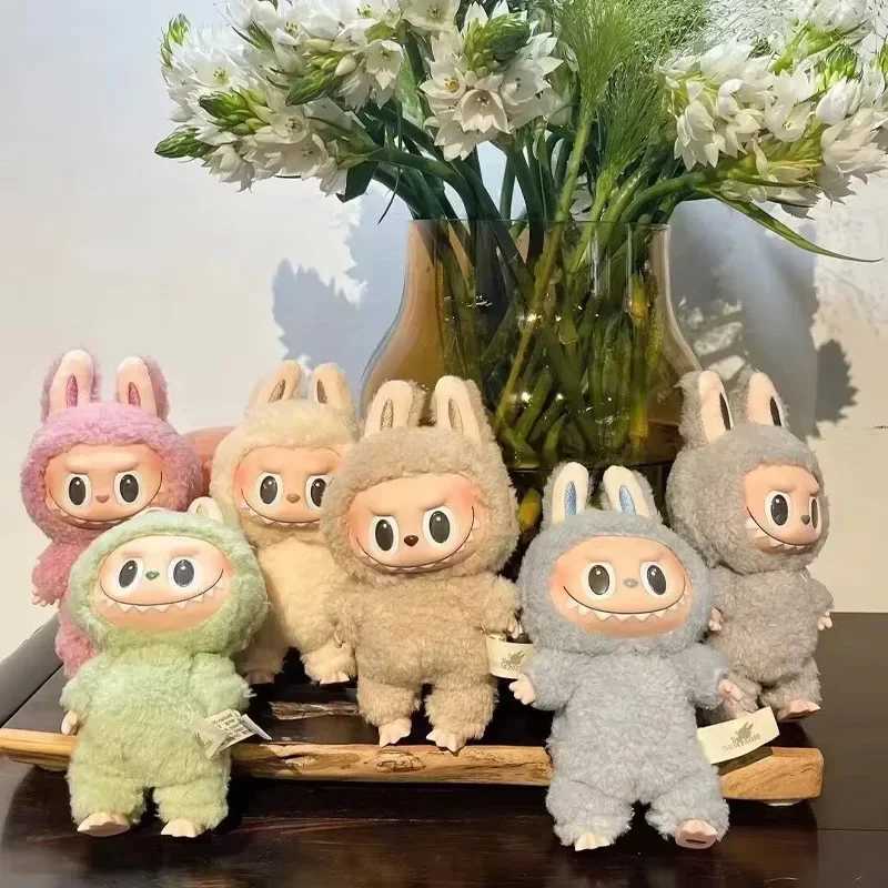 Labubu Chestnut Cocoa Trendy Blind Box Plush Toys Bag Pendant Decoration Kids Toys Mystery Box Surprise Gift M250527