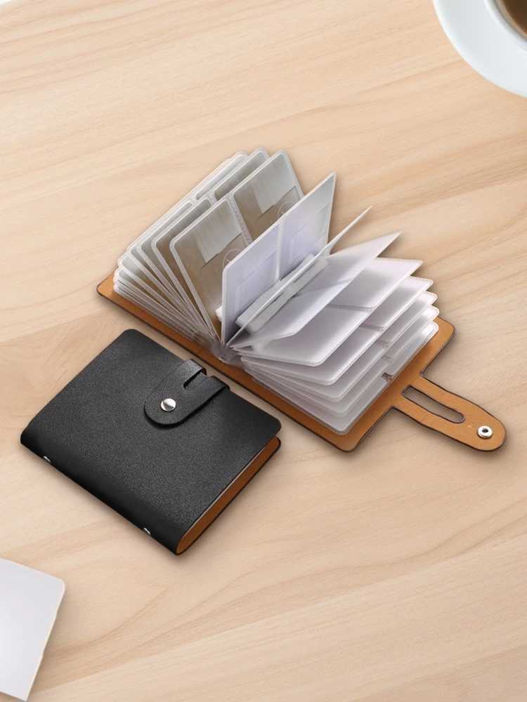 1PC 64 card slot anti demagnetization anti theft brush exquisite bank card bag zero wallet lightweight thin simple and com Z250527