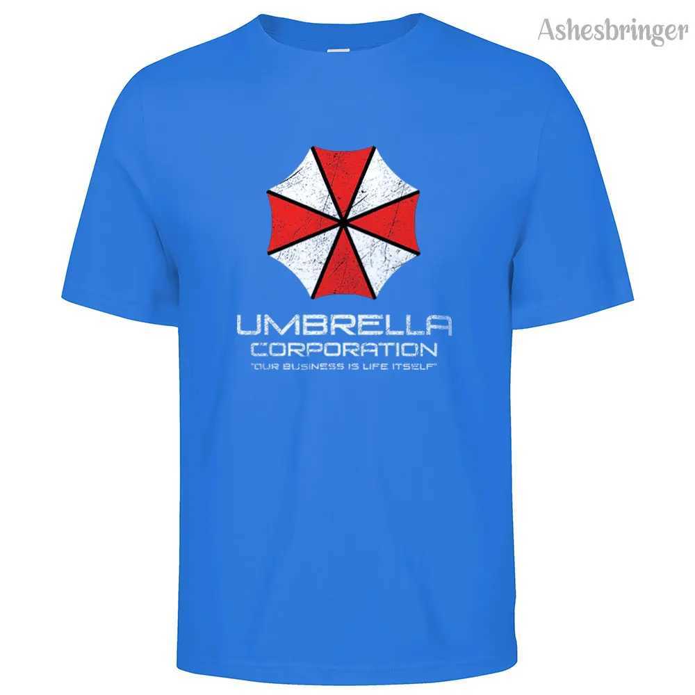 Mens Cotton Umbrella Corporation Graphic T Shirt Street Casual Style Tee for Men and Women Z250527