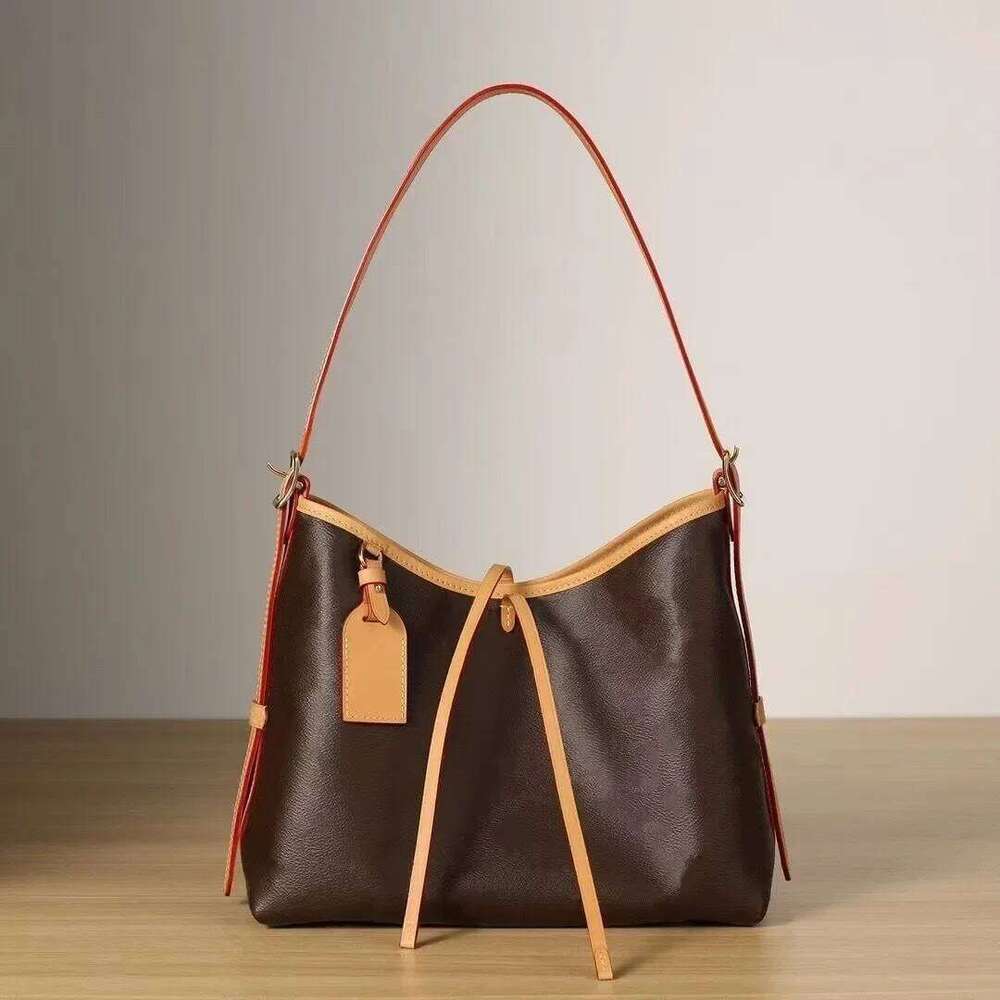 New Fashionable Leather Tote Single Shoulder Handbag Shopping Underarm Bag With For Mother And Daughter