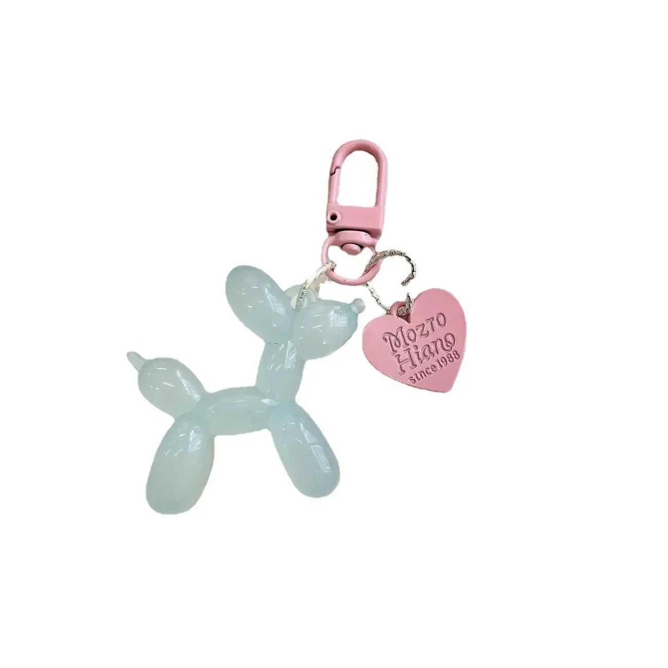 Cartoon Acrylic Balloon Dog Keychains For Women Y2k Bag Pendant Couple Car Keychain Jewelry Gift Decoration Accessories W250526