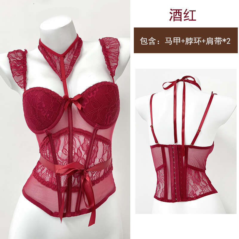 Bao Fei Fishbone Bra Pure Desire Outer Wear Lace with Chest Pad Camisole Top Inner Short Base Vest for Women 274