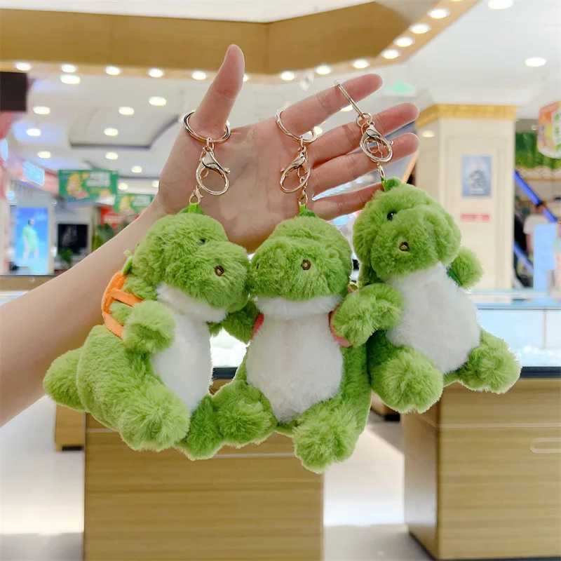 Dinosaur Keychain Stuffed Plush Toy Backpack Pendant Decorative Soft Dinosaur Plush Doll School Bag Car Keychain Holiday Gift W250526