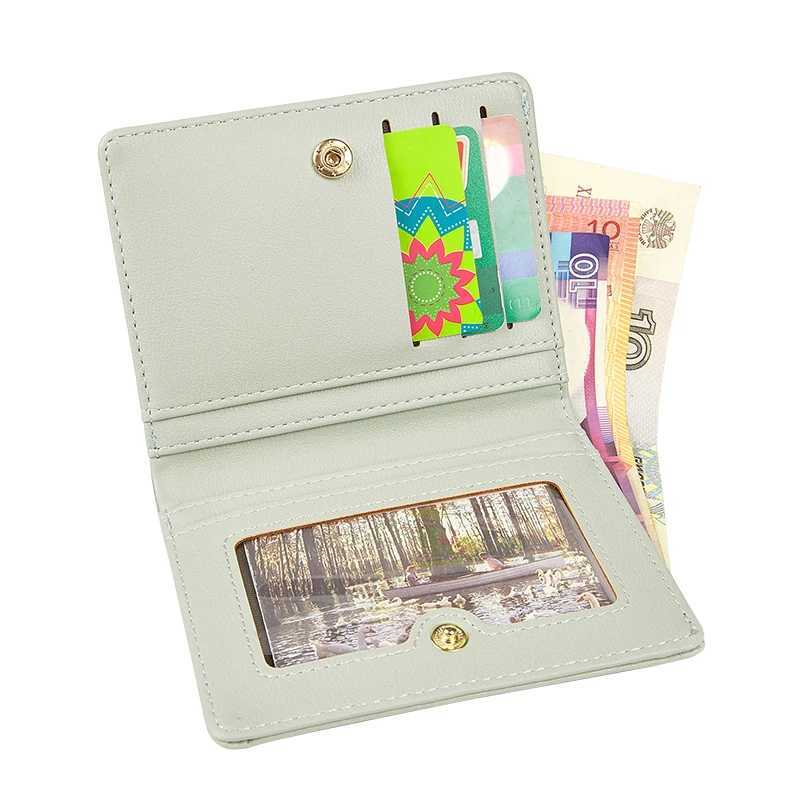 Ultra-Thin Folding Wallet for Women Mini Wallet Bag Cute Short Coin Purse Simple Fashion New 2024 Z250527
