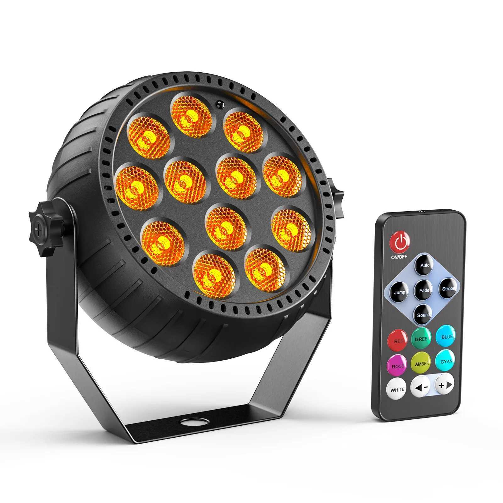 12x3w mini LED Battery RGB Round Par Light Full Color 3in1 RGB Vibrant colorful lighting effects stage lights XJ250527