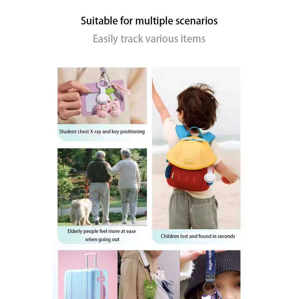 Intelligent mini positioning system suitable for iOS and Android historical tracking query Bluetooth anti loss device cartoon nylon watch tracker