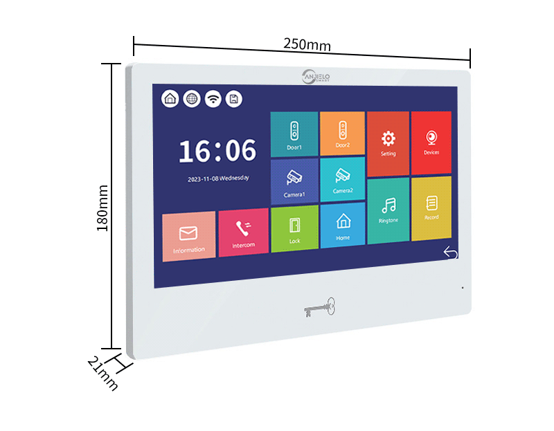 anjielo weatherproof video doorbell with twoway audio motion detection ideal for villa security