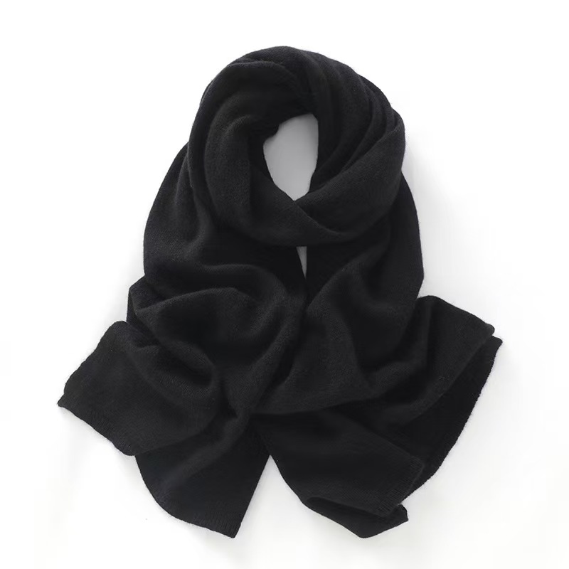 T813 autumn and winter new cashmere scarf shawl long warm knitted versatile neck scarf