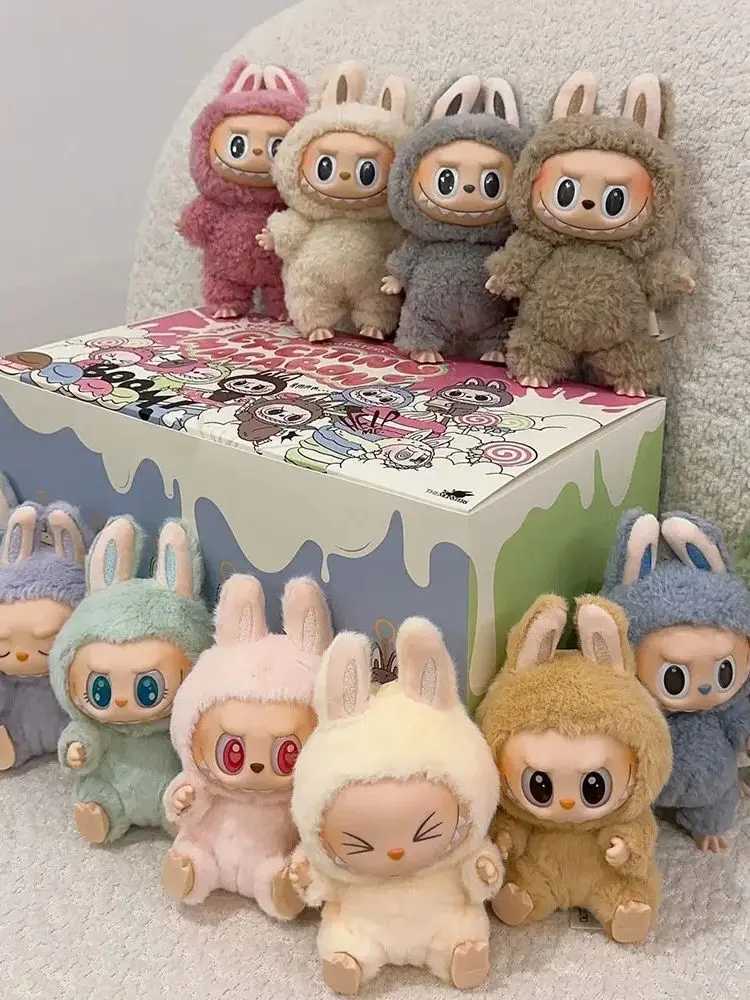 Labubu Blind Box Big Energy Plush Figure Doll Keychain Backpack Hanging Key Pendants Decoration Gift Stress-Relieving Accessory W250526