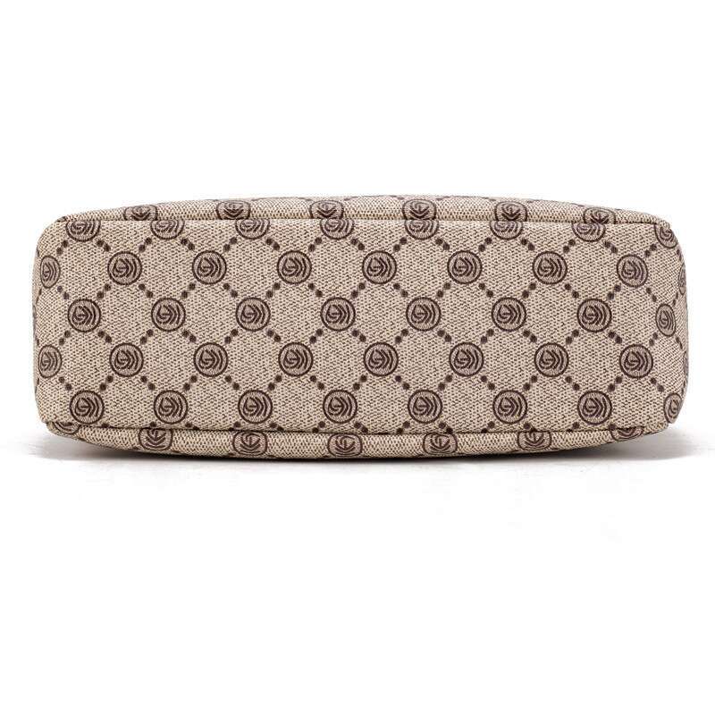 New fashionable small horizontal mobile phone mini high-end multi-layer women's bag, printed trendy handbag