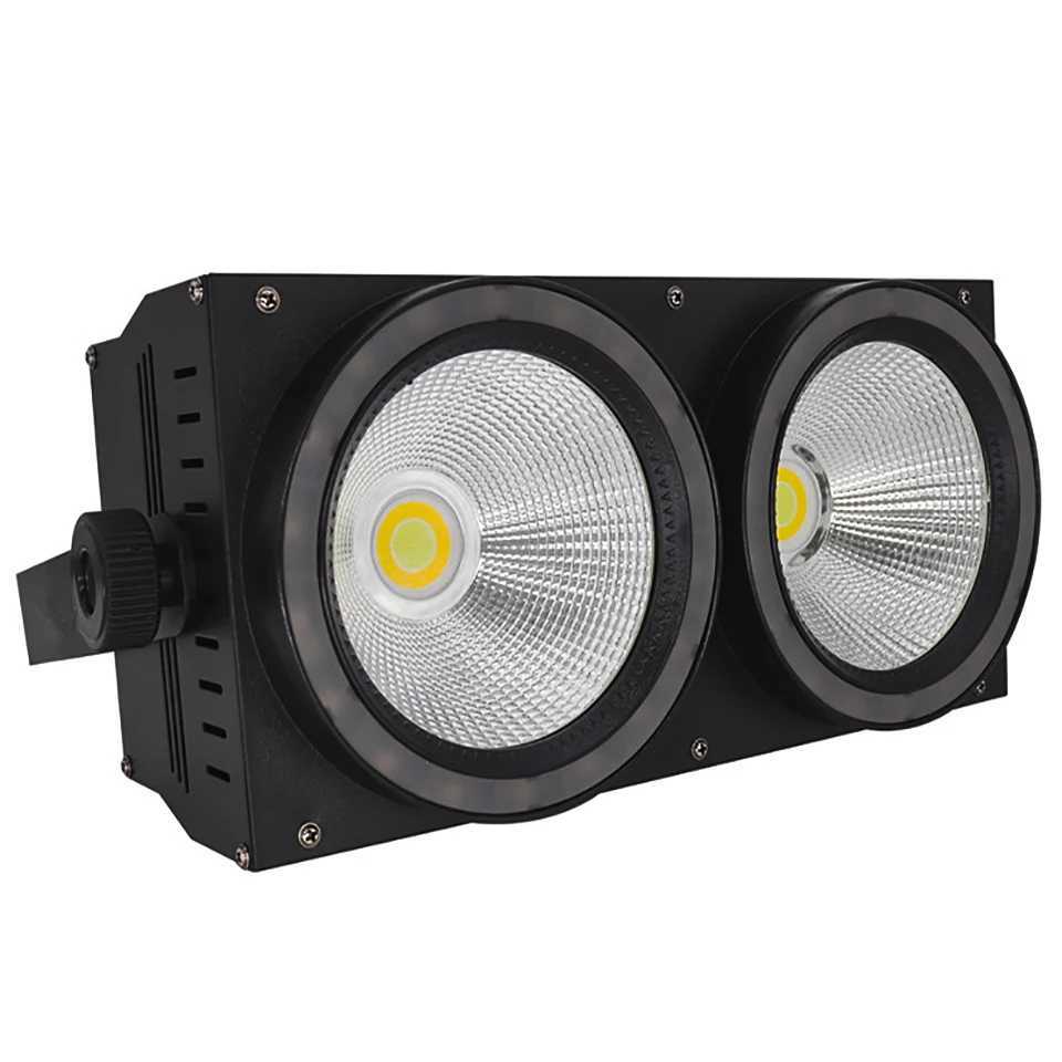 NEW 2eyes High Power 200W LED COB 50W RGB LED light strip 2IN1 DMX Stage Effect Blinder Cool Warm White DJ Stage Lighting LampXJ250527