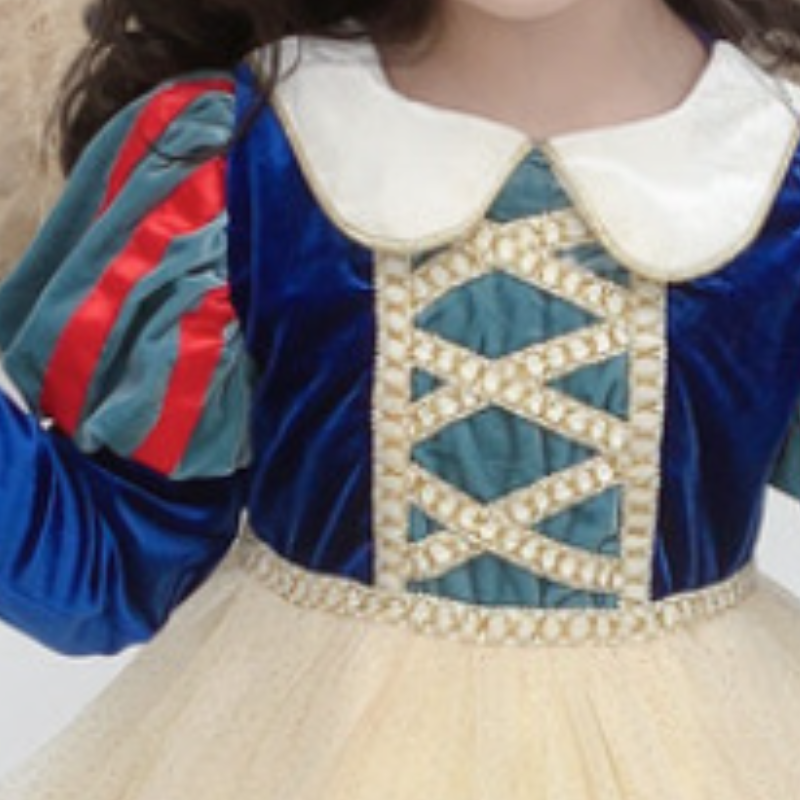 Disney princess dress birthday outfit dress children's designer clothing baby designer clothing Frozen Elsa princess girls summer clothing label-