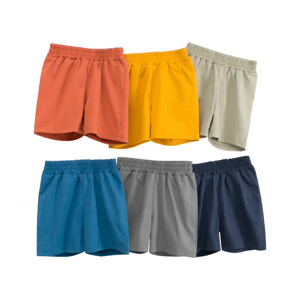 Childrens Summer Shorts Candy Color Elastic Waist Beach Short Pants for Boys Sports Thin Quick Drying Casual 250527