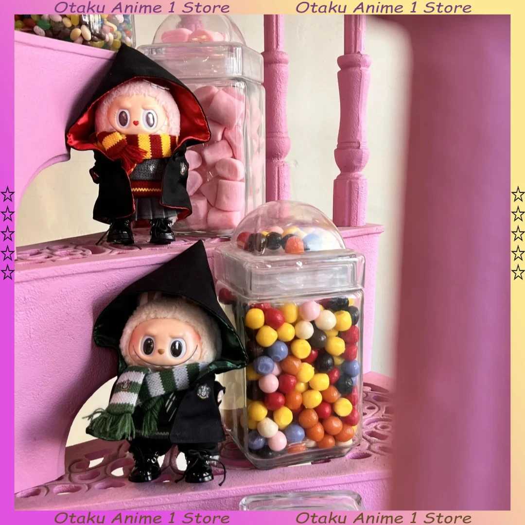 5 Pcs/set Labubu School of Magic Suit Cute Magic Cloak Uniform Mini Plush Doll Clothes Outfit Fashion Doll Accessories Gifts X250526