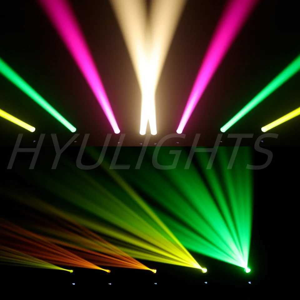 LED 180W Moving Head Light Beam Spot Zoom 24 Rotating Prisms 14 Gobos 11Color Wheel 7 -Color Wheel 6 Discharge -Lens DJ Stage XJ250527
