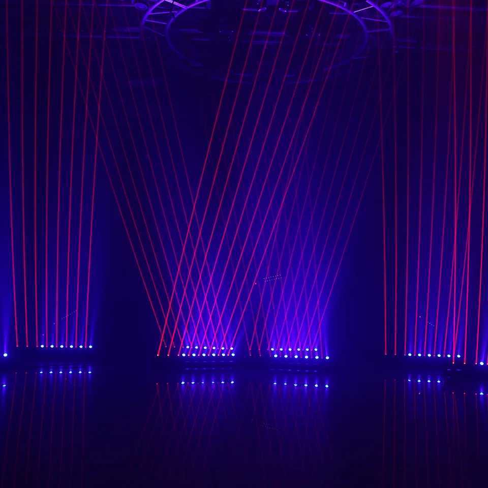 Full Color RGB 8 Eyes Moving Head Light DMX512 Kontrol Lazer Bar Beam Sahne Etkisi Aydnlatma Dn Doum Gn Partisi DJ Disko iinXJ250527