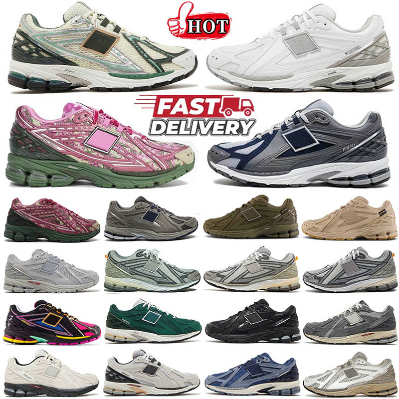 New Designer Running Jogging Shoes Casual Walking Trainers Sneakers Black White Shadow Grey Brown Navy Blue Charcoal Men Women Outdoor Sports Shoe Runners 1906