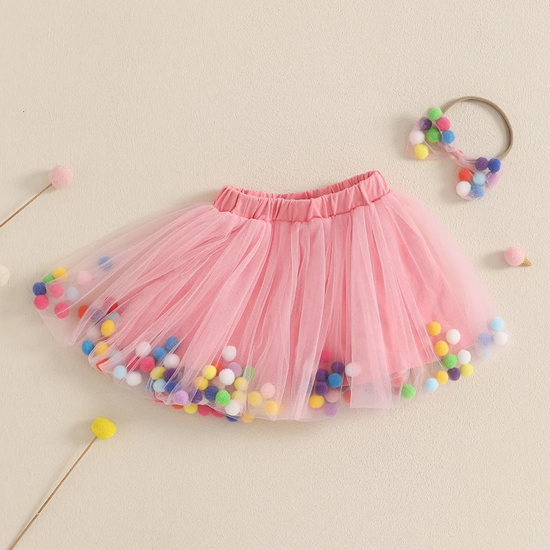 Tutu for Toddler Girls Baby Tulle Rainbow Skirt Kids Little Ballet Dress Birthday Outfits Clothes 250527