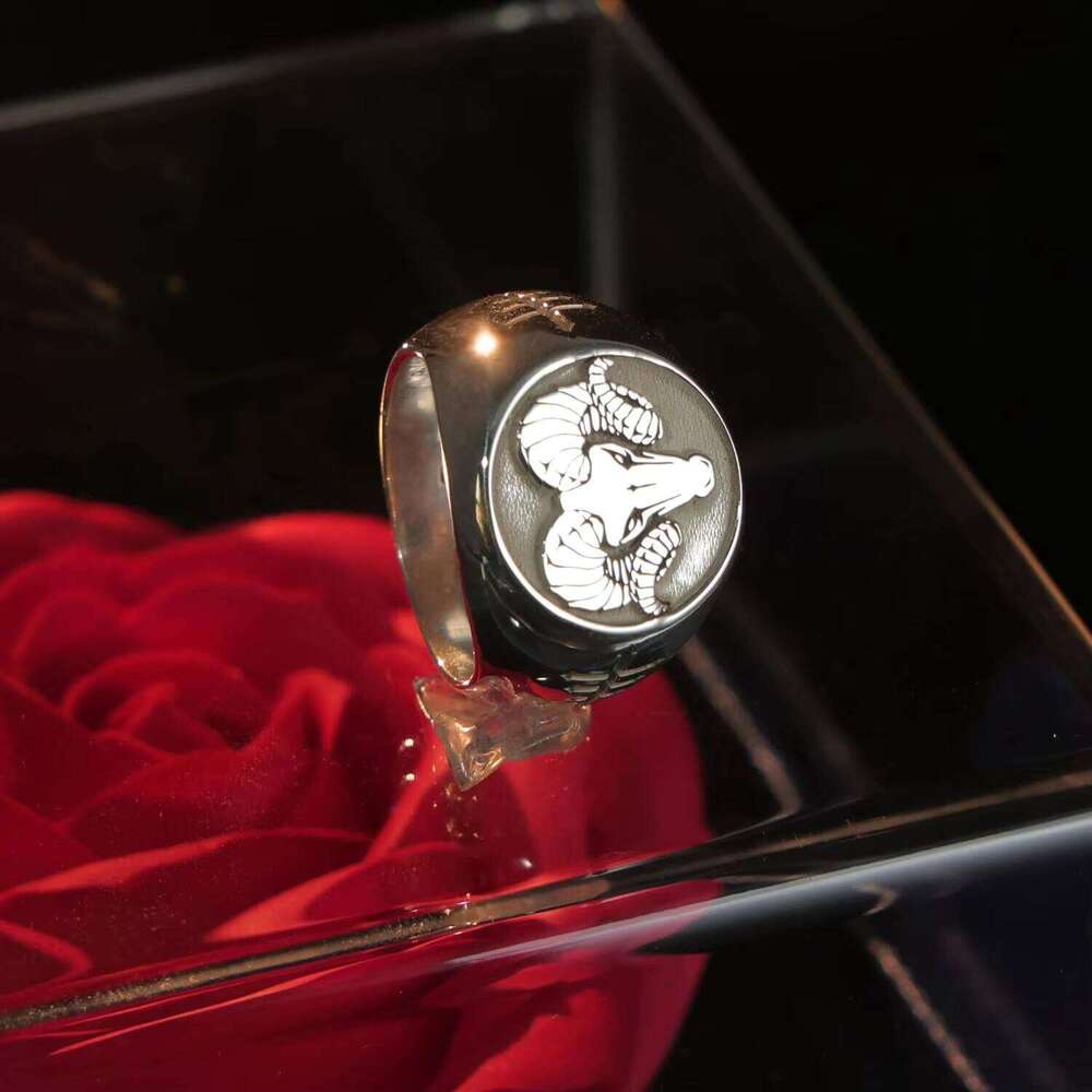 Solid Sier Signet Men Personalized Custom Animal 3D Fashion High Quality Hip Hop Ring for Lover Wholesale