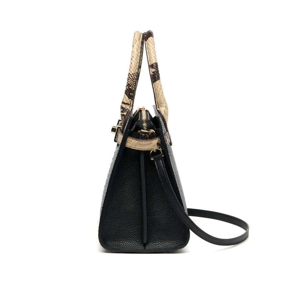 ZOOLER Brand Elegant Single Shoulder Bag Business Women Black Animal Pattern Purses High End YC