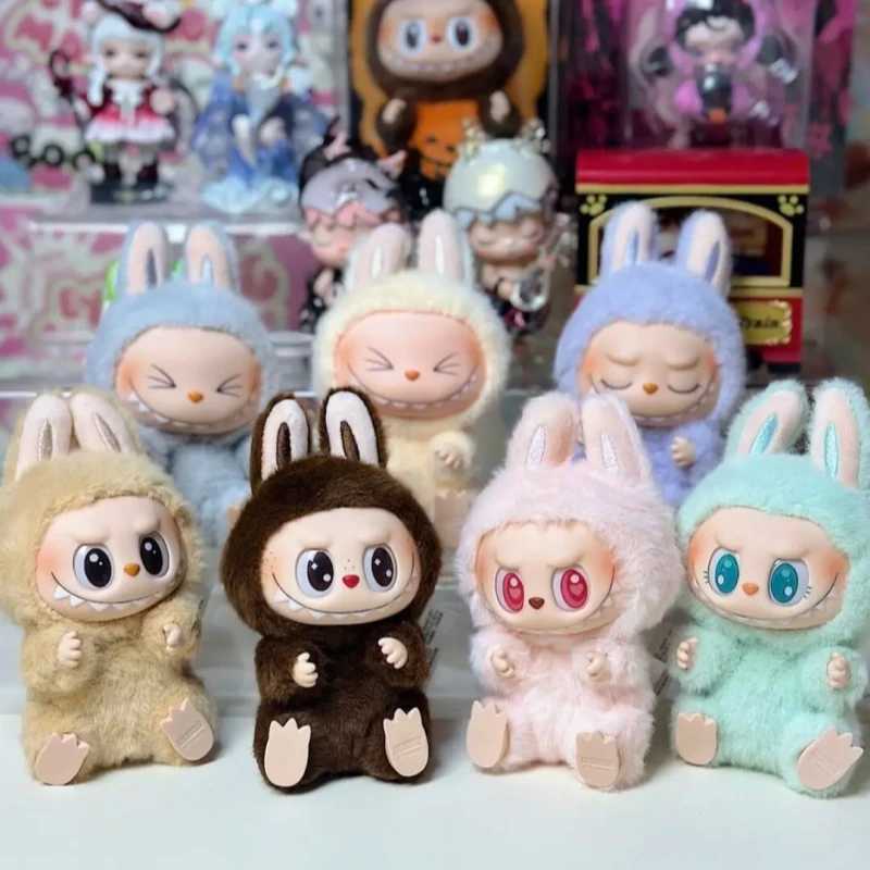 Genuine Labubu V2 Have A Seat Series 17cm The Monster Vinyl Pendant Doll Model Toy Cute Backpack Keychain Toys Birthday Gifts M250527