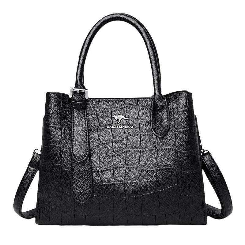 Fashionable Women Handbag 2025 Elderly Mothers Shoulder Large Capacity Crossbody Bag