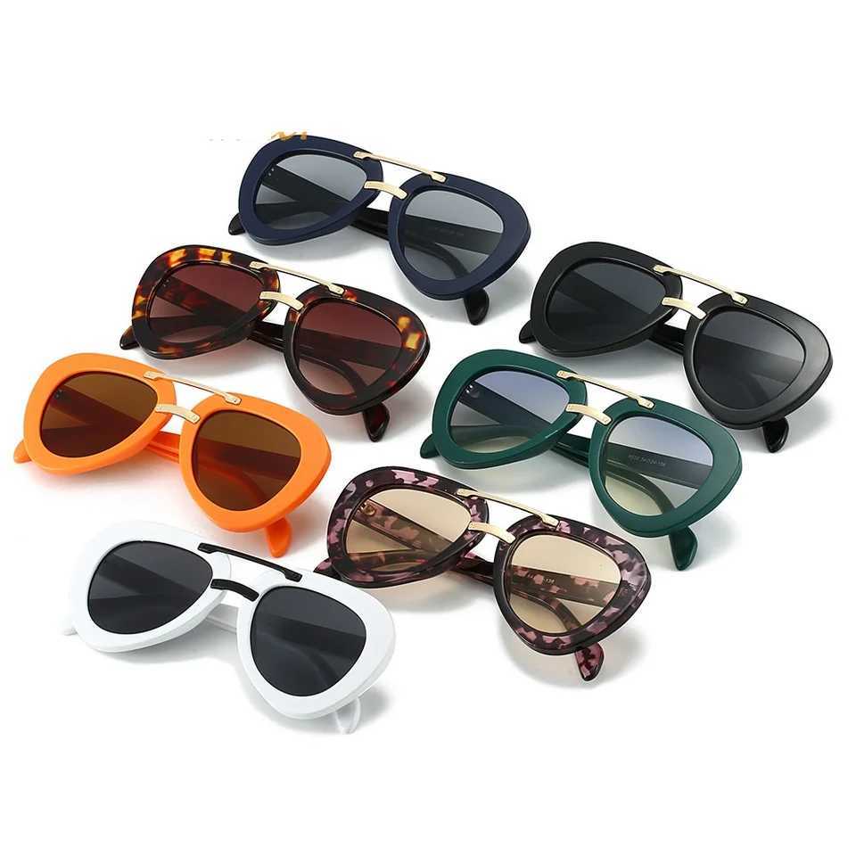 New Trend Sunglasses Women Men Pilot Design Retro Casual Black Unisex Fashion Travel Vintage Sunglasses For Female UV400 Z250527
