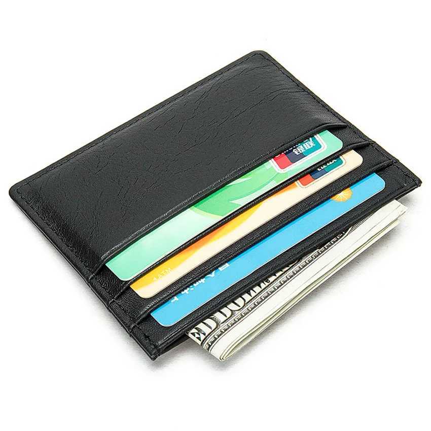 Mini wallet holder for men and women PU leather wallet Business card holder Z250527